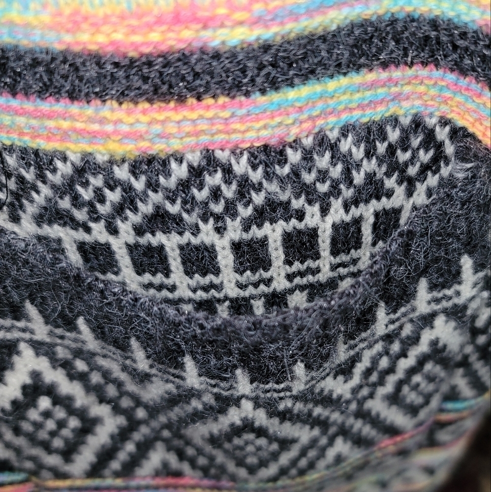 Monteau Multicolor Patterned Cardigan - image 3